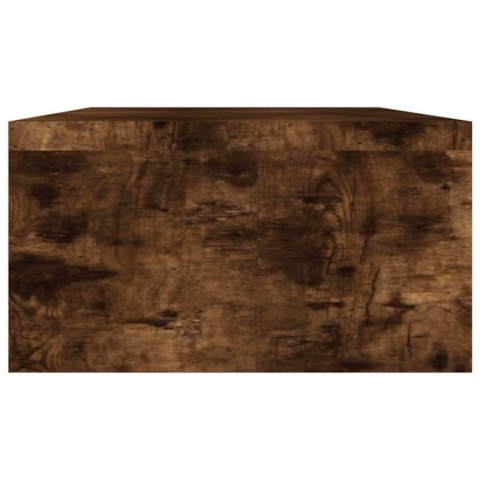 VidaXL Podstawka pod monitor, przydymiony dąb, 100x24x13 cm