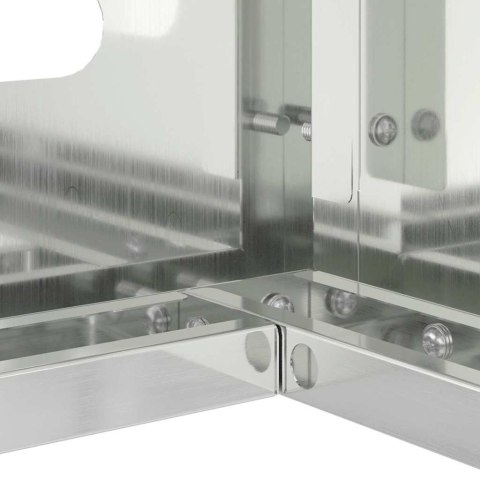 VidaXL Pokrywa do klimatyzatora Srebrny 110 x 50 x 80 cm