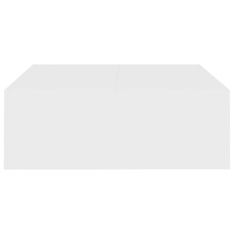 VidaXL Stolik kawowy, biały, 100x100x35 cm, materiał drewnopochodny