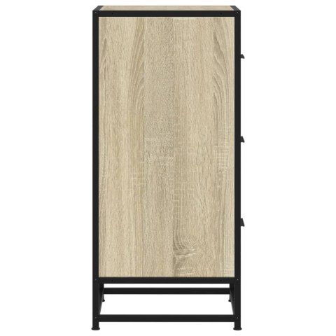 VidaXL Szafka, dąb sonoma, 35,5x35x76 cm, materiał drewnopochodny