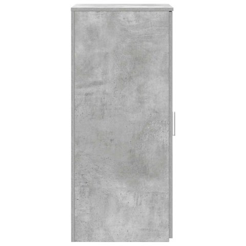 VidaXL Szafka, szarość betonu, 40x45x103,5 cm, materiał drewnopochodny