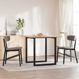 VidaXL Czworokątne nogi do stołu, 60x60x73 cm, stal