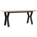 STOLIK KAWOWY Z NOGAMI W KSZTAŁCIE LITERY Y 110X40X45,5CM