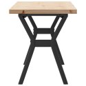 STOLIK KAWOWY Z NOGAMI W KSZTAŁCIE LITERY Y 110X40X45,5CM