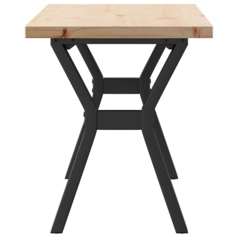 STOLIK KAWOWY Z NOGAMI W KSZTAŁCIE LITERY Y 110X40X45,5CM