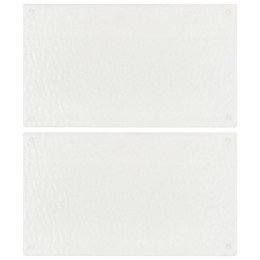 VidaXL Deski do krojenia 2 szt., szkło hartowane z motywem bąbelków