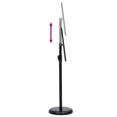 VidaXL Stojaki na plakaty 2 pcs Czarny 32.7 x 24 x 108 cm Aluminium