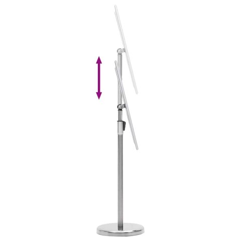 STOJAKI NA PLAKATY 2 SZT. SREBRNY 32.7X24X108CM ALUMINIUM