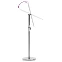 STOJAKI NA PLAKATY 2 SZT. SREBRNY 32.7X24X108CM ALUMINIUM