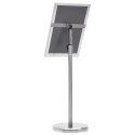STOJAKI NA PLAKATY 2 SZT. SREBRNY 32.7X24X108CM ALUMINIUM
