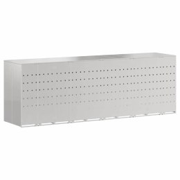 VidaXL Przechowalnia na 3 kosze na odpady 340 x 77.5 x 115.5 cm