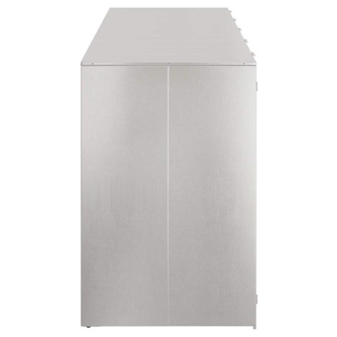 VidaXL Przechowalnia na 3 kosze na odpady 340 x 77.5 x 115.5 cm