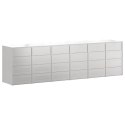 VidaXL Przechowalnia na 3 kosze na odpady 340 x 77.5 x 115.5 cm