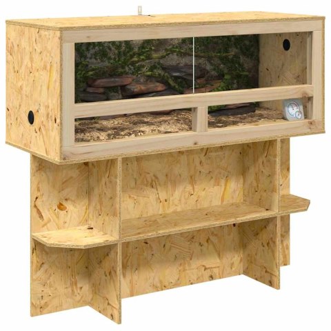 VidaXL Terrarium Brązowy 100 x 40 x 90 cm OSB