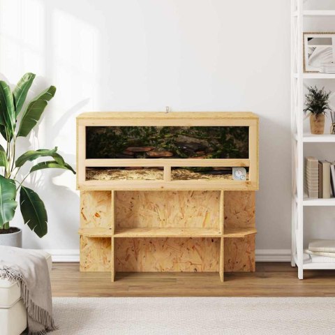 VidaXL Terrarium Brązowy 100 x 40 x 90 cm OSB