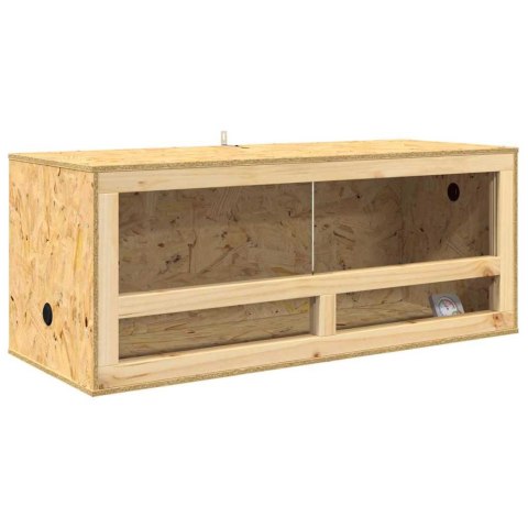 VidaXL Terrarium Brązowy 100 x 40 x 90 cm OSB