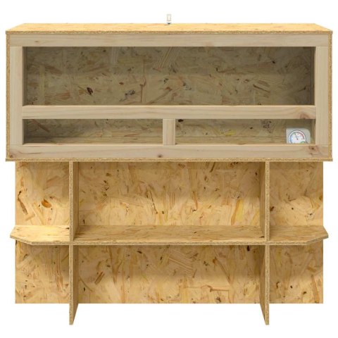VidaXL Terrarium Brązowy 100 x 40 x 90 cm OSB