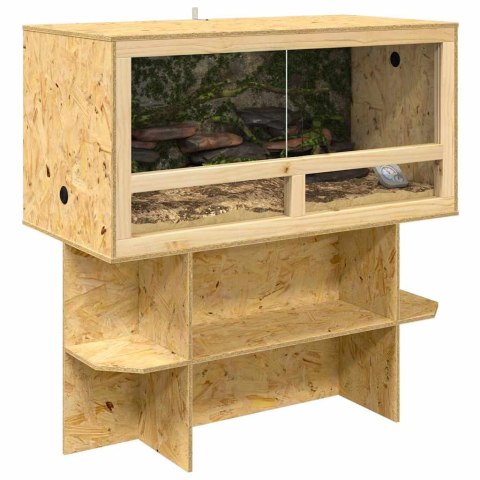 VidaXL Terrarium Brązowy 100 x 50 x 100 cm OSB