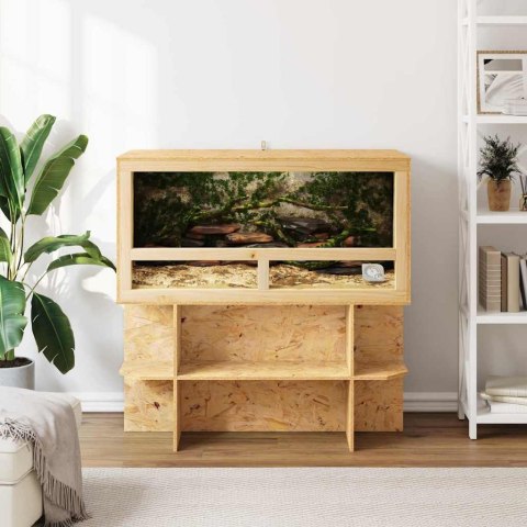 VidaXL Terrarium Brązowy 100 x 50 x 100 cm OSB