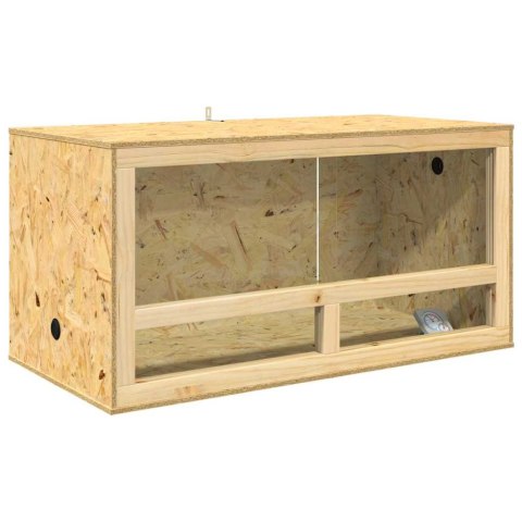 VidaXL Terrarium Brązowy 100 x 50 x 100 cm OSB