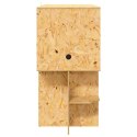 VidaXL Terrarium Brązowy 100 x 50 x 100 cm OSB