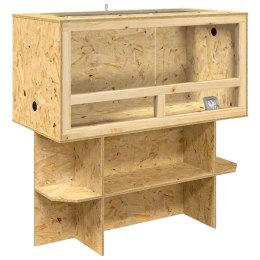 VidaXL Terrarium Brązowy 100 x 50 x 100 cm OSB