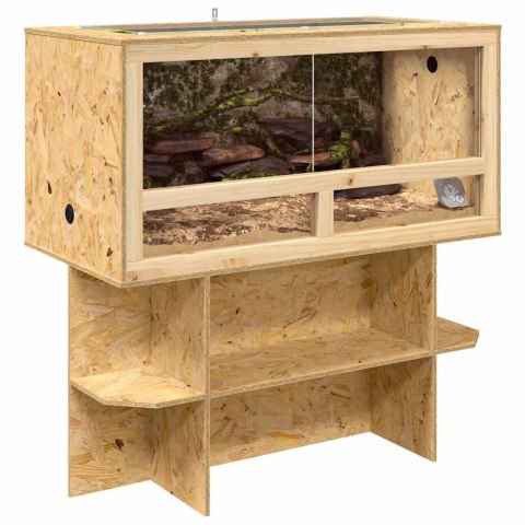 VidaXL Terrarium Brązowy 100 x 50 x 100 cm OSB