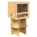 VidaXL Terrarium Brązowy 50 x 50 x 100 cm OSB