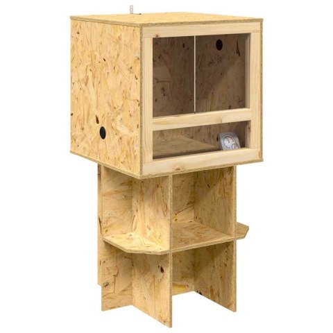 VidaXL Terrarium Brązowy 50 x 50 x 100 cm OSB