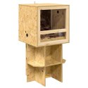 VidaXL Terrarium Brązowy 50 x 50 x 100 cm OSB
