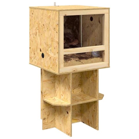 VidaXL Terrarium Brązowy 50 x 50 x 100 cm OSB