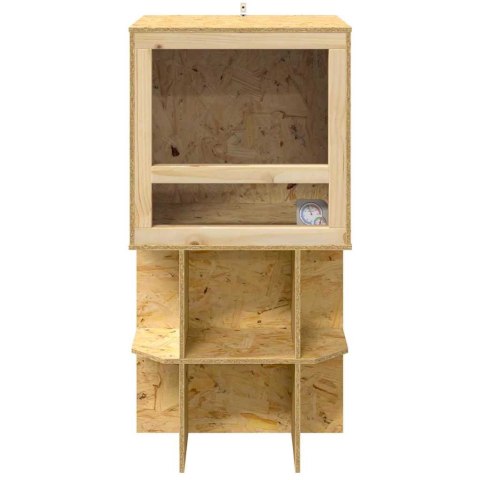 VidaXL Terrarium Brązowy 50 x 50 x 100 cm OSB