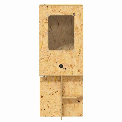 VidaXL Terrarium Brązowy 50 x 50 x 130 cm OSB