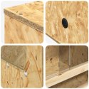 VidaXL Terrarium Brązowy 50 x 50 x 130 cm OSB