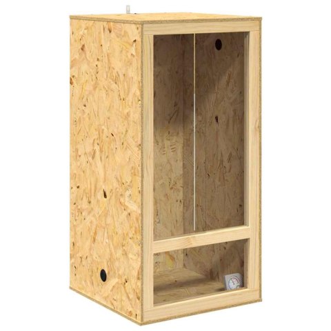 VidaXL Terrarium Brązowy 50 x 50 x 150 cm OSB