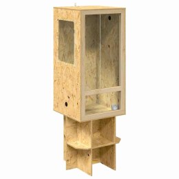 VidaXL Terrarium Brązowy 50 x 50 x 150 cm OSB