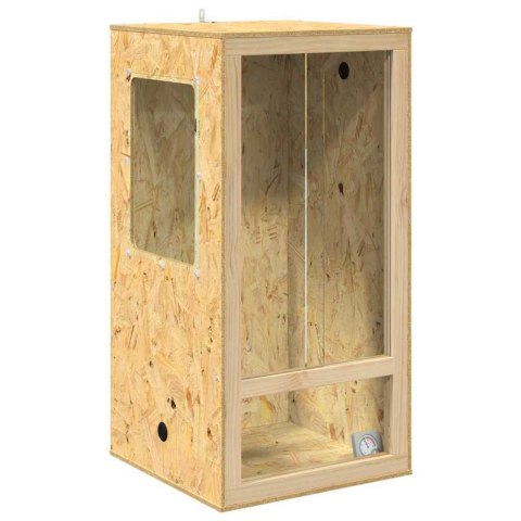 VidaXL Terrarium Brązowy 50 x 50 x 150 cm OSB