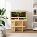 VidaXL Terrarium Brązowy 80 x 50 x 100 cm OSB