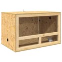VidaXL Terrarium Brązowy 80 x 50 x 100 cm OSB
