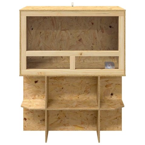 VidaXL Terrarium Brązowy 80 x 50 x 100 cm OSB