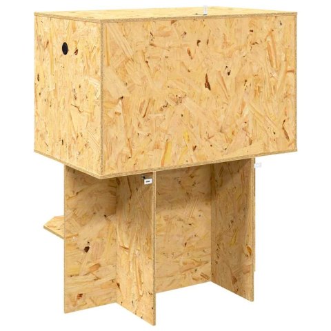VidaXL Terrarium Brązowy 80 x 50 x 100 cm OSB
