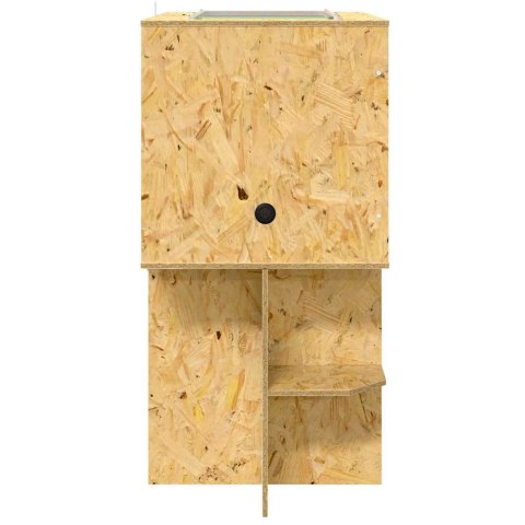 VidaXL Terrarium Brązowy 80 x 50 x 100 cm OSB