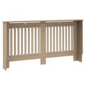 VidaXL Pokrywa Grzejnika 2 pcs dąb Sonoma 152 x 19 x 81,5 cm