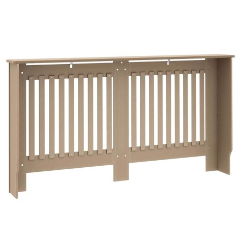 VidaXL Pokrywa Grzejnika 2 pcs dąb Sonoma 152 x 19 x 81,5 cm