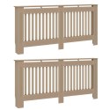 VidaXL Pokrywa Grzejnika 2 pcs dąb Sonoma 172 x 19 x 81,5cm
