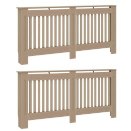 VidaXL Pokrywa Grzejnika 2 pcs dąb Sonoma 172 x 19 x 81,5cm
