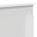 VidaXL Ramka łóżka z szufladą Biały 180 x 200 cm Drewno inżynieryjne
