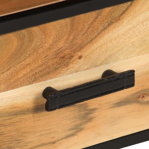 SZAFKA POD TELEWIZOR 110X30X45CM DREWNO AKACJOWE