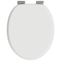 DESKA TOALETOWA Z SAMOODBLOKOWANIEM 2 PCS BIAŁA 44X38CM