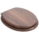 DESKA TOALETOWA Z SAMOODBLOKOWANIEM 2 PCS BRĄZOWA 44X38CM